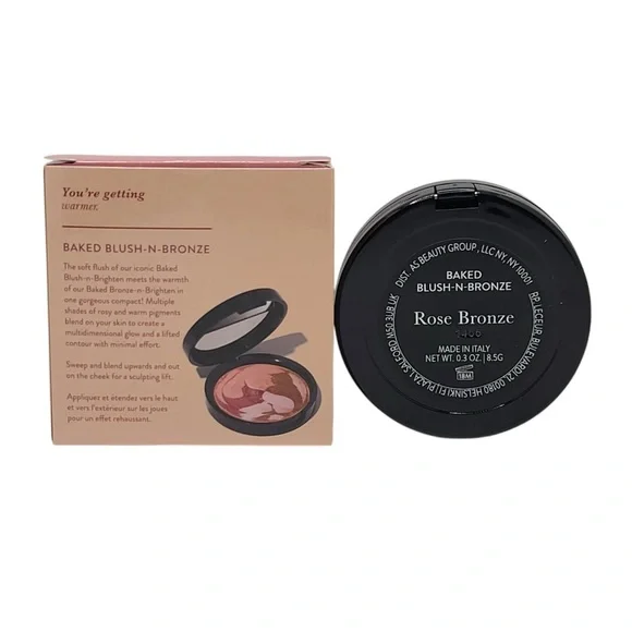 Laura Geller Marbleized Blush-N-Bronze in Rose Bronze - Picture 3 of 10